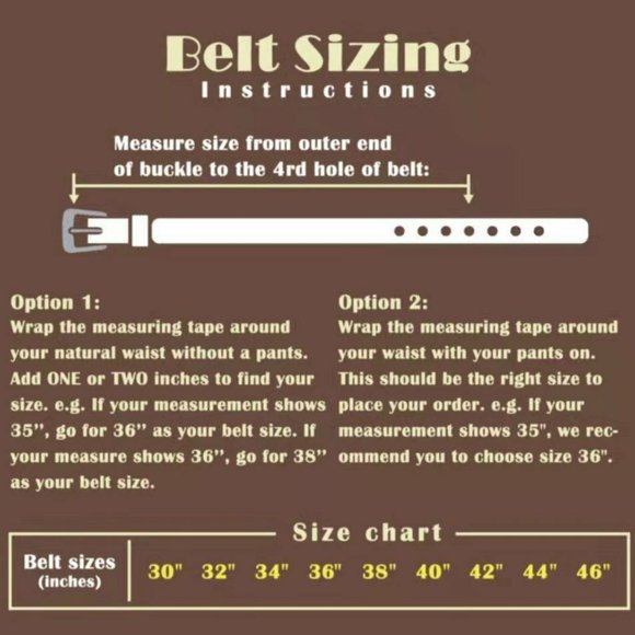 Genuine Leather Belt Black - Picture 8 of 9